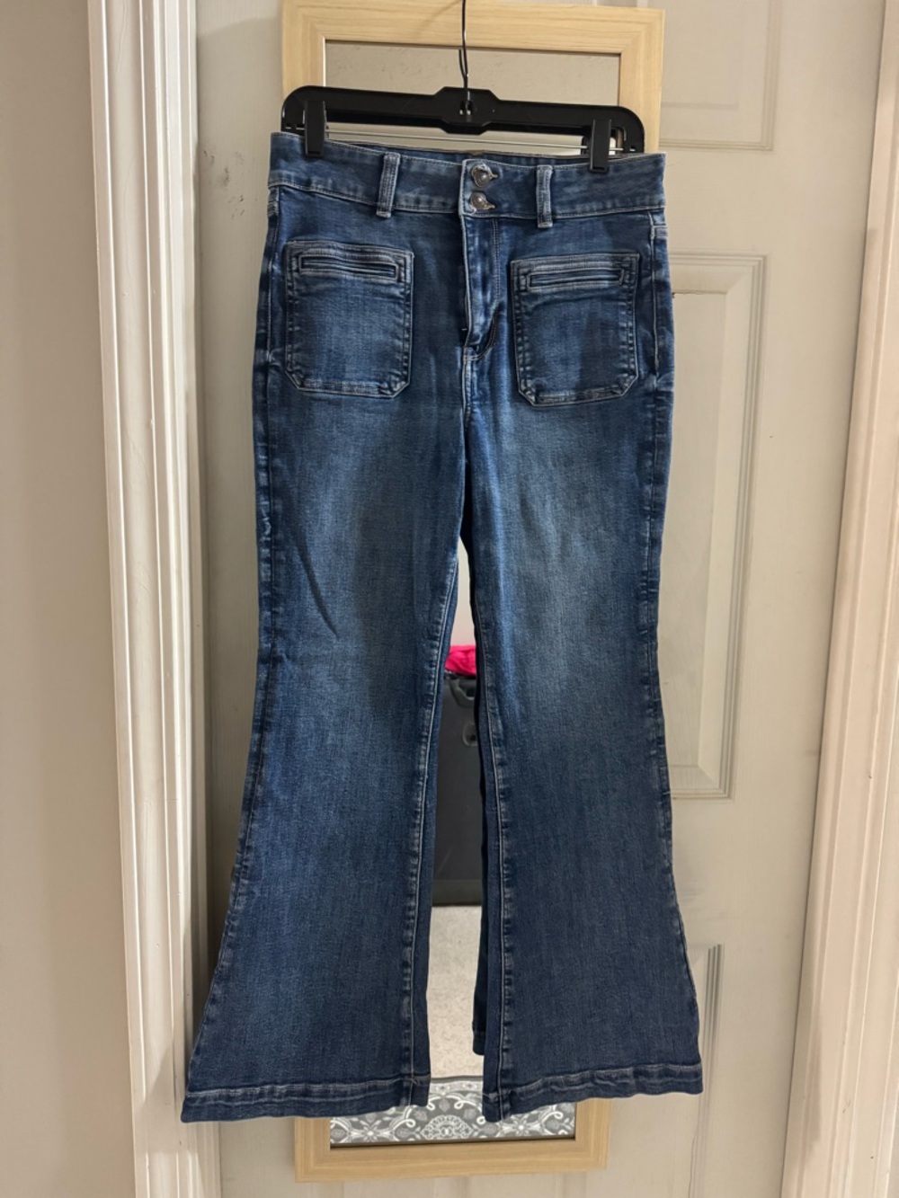 American Eagle Outfitters Dark Blue Flare Jeans